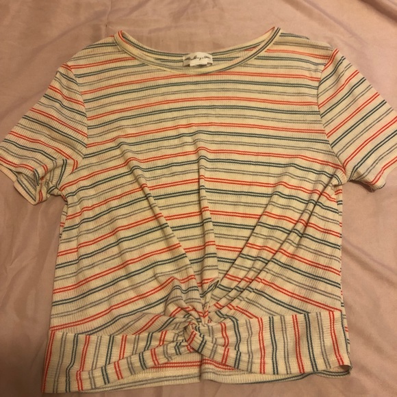 Striped crop top - Picture 2 of 3